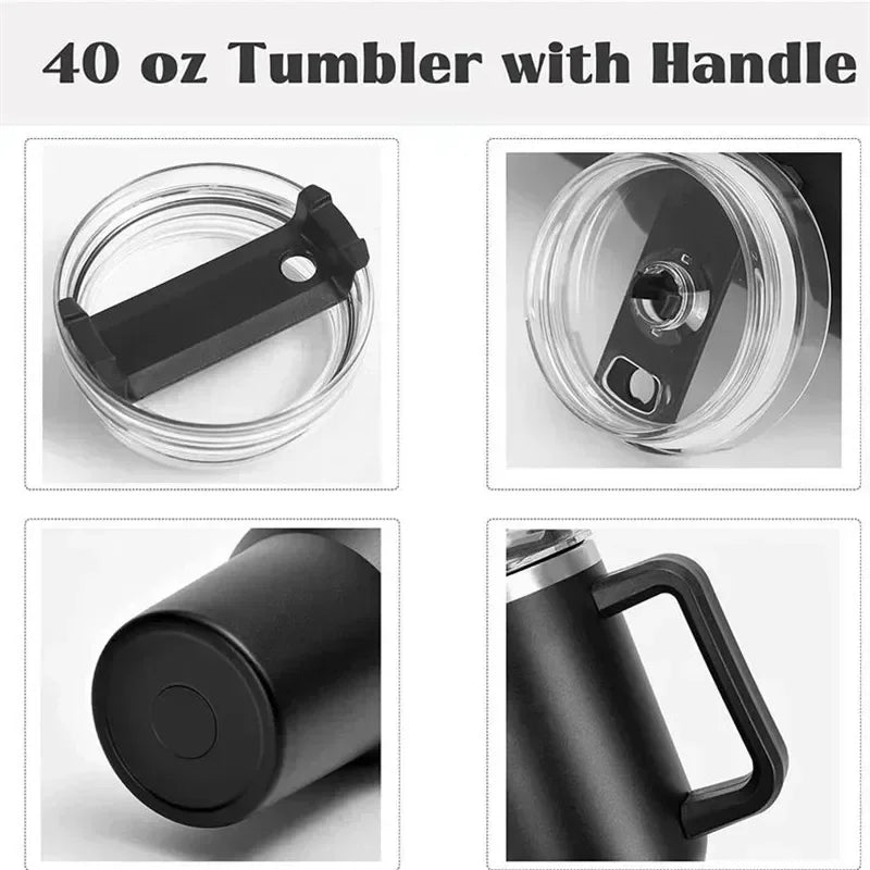 Stainless Steel Insulated Water Bottle with Handle