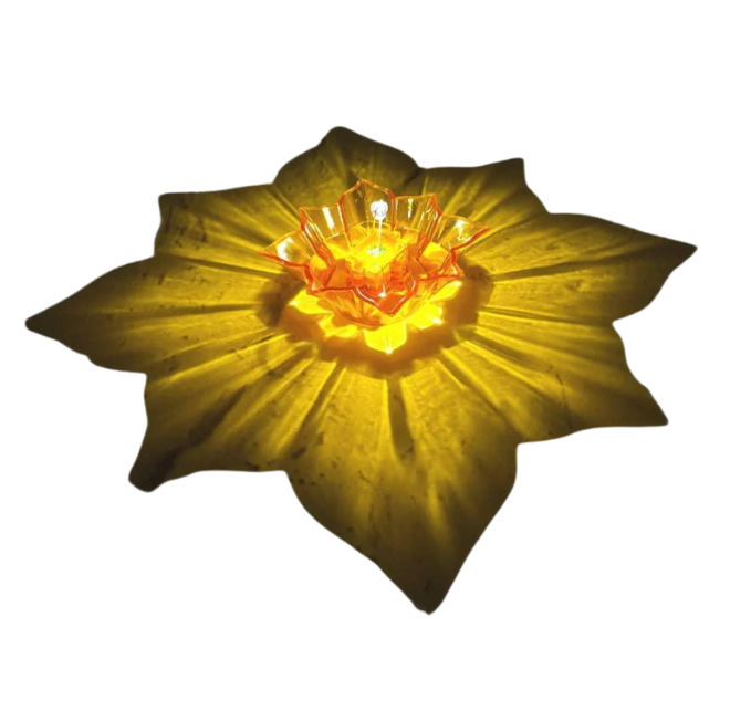 Electric Water Sensor Reflection Led Diyas Candle with Water Sensing Technology (Pack Of 6/12/24)