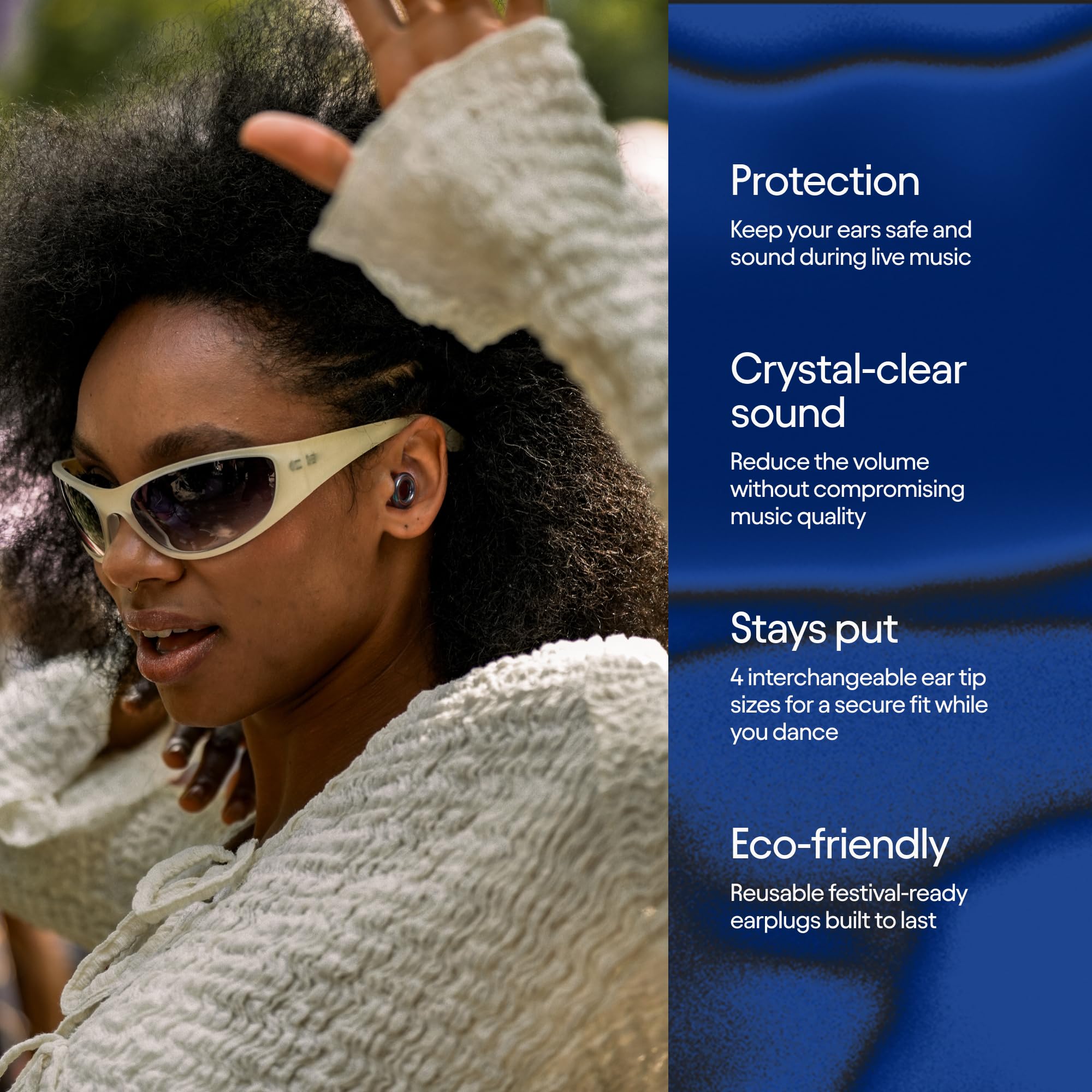 Loop Tomorrowland x Experience 2 Earplugs Stylish Hearing Protection For Concerts & Festivals,Live Music,Nightlife & Musicians 17dB Noise Reduction Ear Plugs (High-Fidelity) Limited Edition