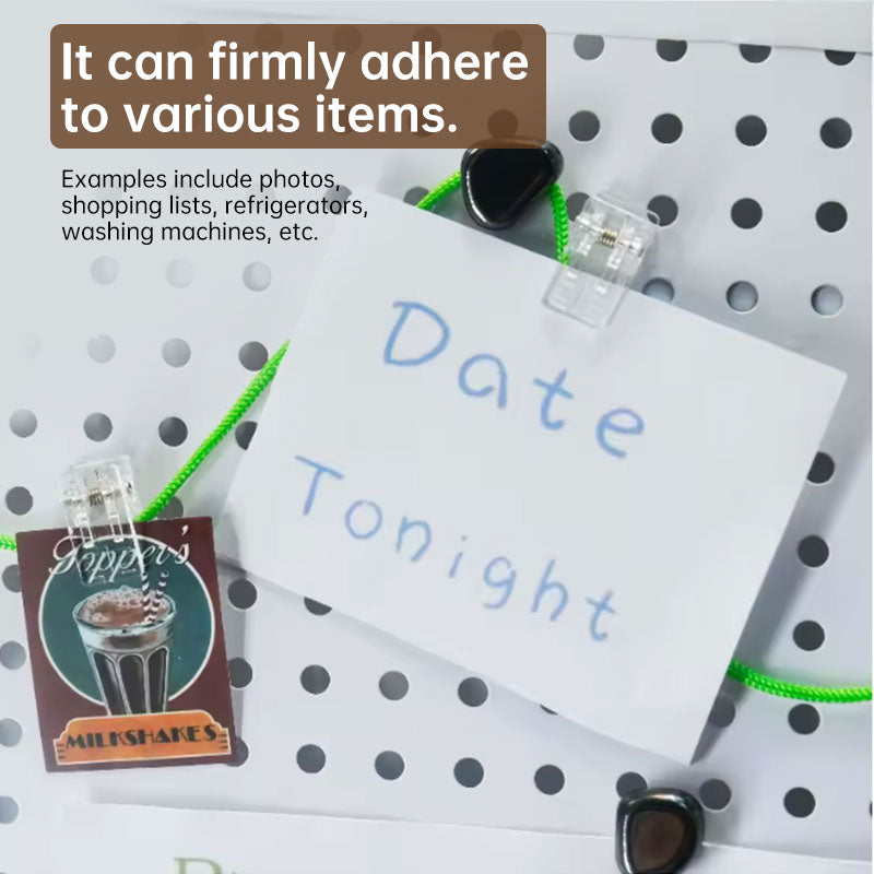 DIY Colorful Rope Magnet Set - 20 Multi-Purpose Fridge Magnets for Photos & Sensory Play